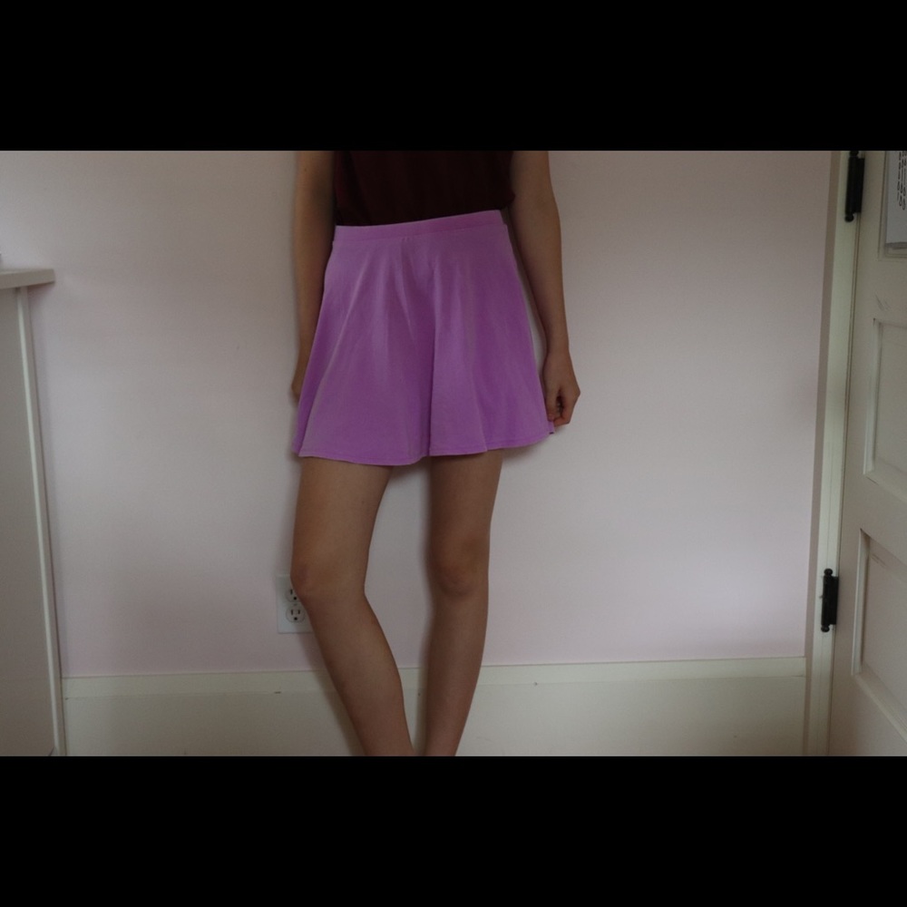 Purple skirt